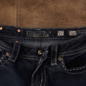 Dark blue skinny Miss me jeans
